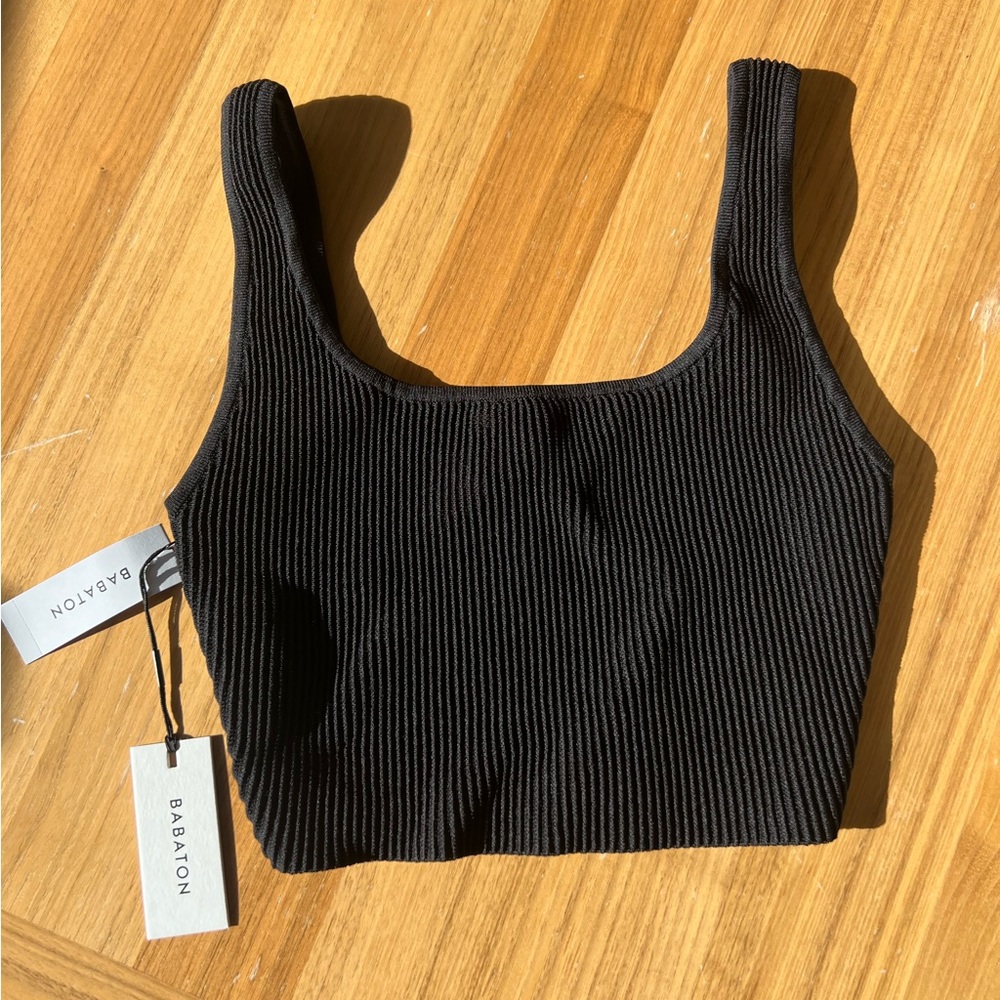 Aritzia Babaton Sculpt Knit Cropped Tank